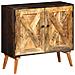 Credenza In Legno Massello Di Mango 85x30x75 Cm - Foto miniatura 5