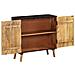 Credenza In Legno Massello Di Mango 85x30x75 Cm - Foto miniatura 6