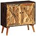 Credenza In Legno Massello Di Mango 85x30x75 Cm - Foto miniatura 9