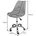 Sedia Da Ufficio Girevole, Sedia Da Scrivania Grigia Con Rotelle Mod. Sally - Foto miniatura 4