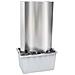 Fontana Da Giardino Argento 60,2x37x122,1 Cm In Acciaio Inox - Foto miniatura 5