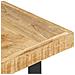 Tavolino Da Salotto In Legno Massello Di Mango 142x90x42 Cm - Foto miniatura 7