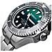 Bf002 Orologio Zaffiro Sintetico Acciaio Inossidabile Materiale Ceramico Argento - Foto miniatura 2