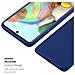 Custodia Compatibile Con Samsung Galaxy A71 5g In Candy Blu Scuro - Coperchio Protettivo In Silicone Tpu Flessibile - Foto miniatura 7