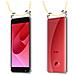 Catena Di Telefoni Cellulari Compatibile Con Asus Zenfone 4 Selfie Pro In Crema Beige - Coperchio Protettivo In Silicone Con Anelli D'argento, Cinturino In Corda E Custodia Staccabile - Foto miniatura 8