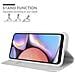 Custodia Compatibile Con Samsung Galaxy A10s In Classy Argento - Coperchio Protettiva Con Chiusura Magnetica, Funzione Stand E Tasca Per Le Carte - Foto miniatura 4
