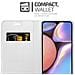 Custodia Compatibile Con Samsung Galaxy A10s In Classy Argento - Coperchio Protettiva Con Chiusura Magnetica, Funzione Stand E Tasca Per Le Carte - Foto miniatura 5