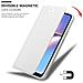 Custodia Compatibile Con Samsung Galaxy A10s In Classy Argento - Coperchio Protettiva Con Chiusura Magnetica, Funzione Stand E Tasca Per Le Carte - Foto miniatura 8