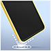Cover Xiaomi Redmi Note 12 5g Silicone Semirigido Finitura Soft-touch Gialla - Foto miniatura 2