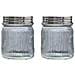 Set Di 2 Barattoli Di Vetro E Ottone - Foto miniatura 1