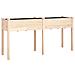 Fioriera Con Fodera 161x45x76 Cm Legno Massello Di Abete - Foto miniatura 1