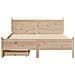 Letto senza Materasso 140x200 cm in Legno Massello di Pino - Foto miniatura 8