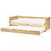 Letto Estraibile Legno Di Pino Gravelines 90 X 200 Cm Marrone Chiaro - Foto miniatura 2
