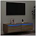Mobile Porta TV con Luci LED Rovere Sonoma 100X35,5x25 cm - Foto miniatura 10
