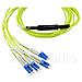 Blueoptics Cbl-mpo12-4lc-smf-7m-bo Cavo A Fibre Ottiche 7,5 M Mpo 4x Lc G.657.a1 Lime - Foto miniatura 2