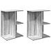 Comodini 2 Pz Grigio Sonoma 46,5x29x61 Cm In Legno Multistrato - Foto miniatura 2