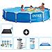 Piscina Fuori Terra - In Giro - 366x76 Cm - Blu - Include Accessori Coordinati A1594 - Foto miniatura 1