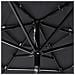 Ombrellone A 3 Livelli Con Palo In Alluminio Antracite 2 M - Foto miniatura 5