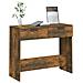 Lusso Casadino -  Tavolino Consolle Rovere Fumo 90x36x75 Cm In Legno Multistrato - Foto miniatura 3