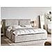 Letto Contenitore Velluto Elasticizzato Moissac 180 X 200 Cm Nero /bianco - Foto miniatura 1
