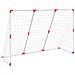 Porte Calcio Bambini con Palloni 2 in 1 Bianche 184x64x124 cm - Foto miniatura 4