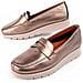 Moccasin Meilis Grey Grigio Pelle Naturale - Foto miniatura 1