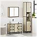 Set Mobili da Bagno 3 pz Rovere Sonoma in Legno Multistrato - Foto miniatura 4