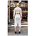 Gonna Elegante In Maglia, Taglia Eu 30-40 Xs-m, Beige - Foto miniatura 5