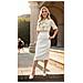 Gonna Elegante In Maglia, Taglia Eu 30-40 Xs-m, Beige - Foto miniatura 6
