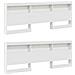 Testata contenitore Bianco 180 cm Legno multistrato - Foto miniatura 4