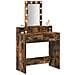 Toeletta  con luci LED Rovere affumicato 79x41x140 cm - Foto miniatura 3