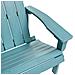 Panchina Da Giardino Adirondack 125 Cm Azzurro - Foto miniatura 6