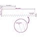 Bordure per prato 30 pcs Marrone 100 x 0.5 x 20 cm - Foto miniatura 7