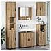 Set di mobili per il bagno con porta 5 pcs rovere artigianale - Foto miniatura 2