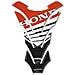 Paraserbatoio Adesivo-stickers 3d Compatibile Per Moto Honda Race Carbonio-rosso - Foto miniatura 1