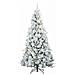 Albero di Natale Artificiale con Rami Pieghevoli Bianco 210 cm - Foto miniatura 3