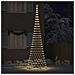 Albero di Natale LED Bianco caldo 160 x 160 x 500 cm Metallo - Foto miniatura 2