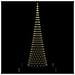 Albero di Natale LED Bianco caldo 160 x 160 x 500 cm Metallo - Foto miniatura 5