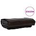 Telo 650g / m² Marrone 2,5 x 3,5 m Tela con rivestimento in PVC - Foto miniatura 2