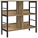 Libreria Rovere artigianale 82 x 32 x 79 cm Legno multistrato - Foto miniatura 1