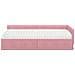 Struttura Letto Angolare con Materasso 2 pcs Grigio Velluto - Foto miniatura 5