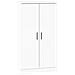 Scarpiera Bianco Lucido 55x35x108 cm in Legno Multistrato - Foto miniatura 1