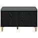 Panca per ingresso con cuscino Rovere Nero 80 x 38 x 46 cm - Foto miniatura 6