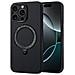 Cover per iPhone 16 Pro Max - PC+Pelle /PU, Nero, MagSafe - Foto miniatura 1