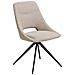Set Di 2 Sedie Dokka-beige-tessuto-57,5x52x87,5 Cm - Foto miniatura 1