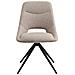 Set Di 2 Sedie Dokka-beige-tessuto-57,5x52x87,5 Cm - Foto miniatura 2