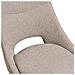 Set Di 2 Sedie Dokka-beige-tessuto-57,5x52x87,5 Cm - Foto miniatura 5