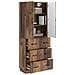 Set di armadi 2 pcs Legno antico 66 x 34,5 x 87 cm - Foto miniatura 2