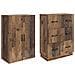Set di armadi 2 pcs Legno antico 66 x 34,5 x 87 cm - Foto miniatura 3