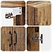 Set di armadi 2 pcs Legno antico 66 x 34,5 x 87 cm - Foto miniatura 7